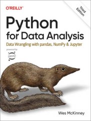 Python for Data Analysis: Data Wrangling with Pandas, NumPy, and Jupyter – GOOD