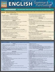 Brand New English Grammar & Punctuation Study Guide Laminated Quick Study