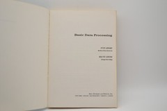 Basic Data Processing, Vintage Paperback, 1966, Peter Abrams & Walter Corvine