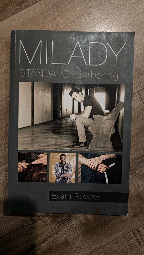 Exam Review for Milady Standard Barbering by Milady (Stained) 9781305100671