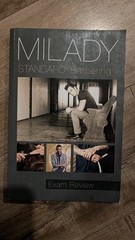 Exam Review for Milady Standard Barbering by Milady (Stained) 9781305100671