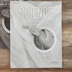 Abeka Science Order & Design Tests and Teacher’s Key Unused