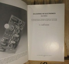Soldering In Electronics R J Klein Wassnink 2nd edition 1989 Hardcover