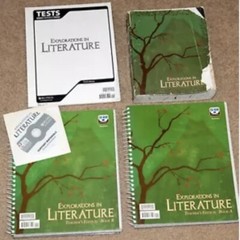 BJU Grade 7 Explorations In Literature FULL SET – student text, CD, TEs, tests!