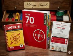 NFPA 70 National Electrical Code 2026 + index tab 26 + ugly 2026 SP USA STOCK