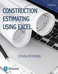 Construction Estimating Using Excel, Hardcover by Steven Peterson-9780134405506