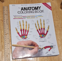 The Anatomy Coloring Book (2nd Edition), Kapit, Wynn; Elson, Lawrence M., Used;