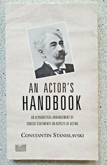 2004 An Actor’s Handbook by Constantin Stanislavski : reissue theater arts book
