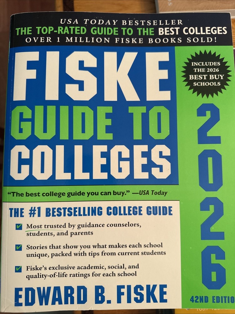 Fiske Guide to Colleges 2026 by Edward B. Fiske, NEW with 2026 Best Buy Schools