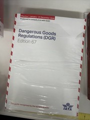 2026 67th Edition IATA Dangerous Goods Regulations Perfect Bound 🚨NEW/OTHER🚨