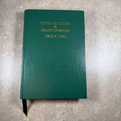 Construction and Maintenance Daily Log (7in. x 10in.) by Safety Meeting Outlines