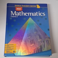 Holt Mathematics Course 2 Teacher’s Edition Georgia Hardcover Holt Rinehart
