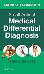 Small Animal Medical Differential Diagnosis Book Of Lists USA STOCK
