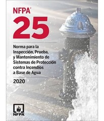 2020 NFPA 25 Standard for Inspection Testing &Maintenance of Water-Based Fire PB
