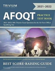 AFOQT Practice Test Book 2021-2022: 500+ – Paperback, by Trivium – Very Good o
