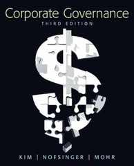 Corporate Governance (The Prentice Hall Series in Finance) by Kim, Kenneth A.