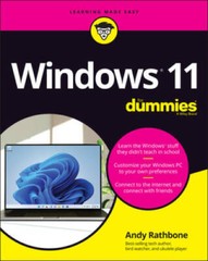 Windows 11 For Dummies (For Dummies (ComputerTech)) – Paperback – GOOD