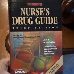 Springhouse Nurse’s Drug Guide by Springhouse Publishing Company Staff (2000,…