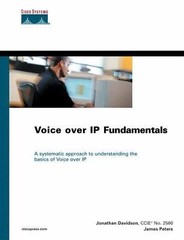 Voice over Ip Fundamentals – Jonathan Davidson MD, 1578701686, hardcover
