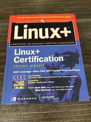 Linux+ Certification Hardcover Book Study Guide Computing Technology