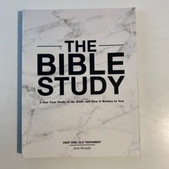The Bible Study: A One Year Study Old And New Testaments Zach Windahl Lot Of 2