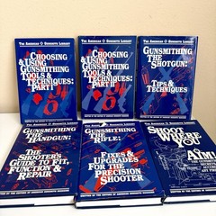 6 Volume Set The American Gunsmith Library Volume 1-6 Hardcover Gun Book Lot