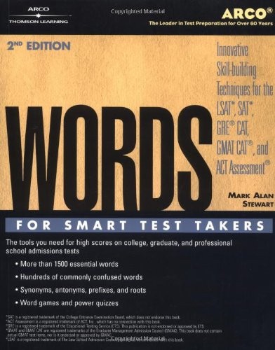 Words for Smart Test Takers 2nd Edition (Academic Test Preparation Series) -…