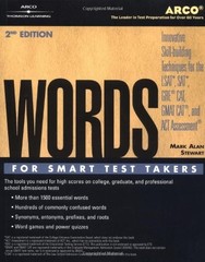 Words for Smart Test Takers 2nd Edition (Academic Test Preparation Series) -…