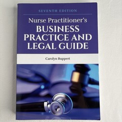 Nurse Practitioner Business Practice Legal Guide Buppert 7th Edition 2020 NP