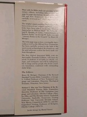 New Oxford Annotated Bible with Apocrypha RSV Hardcover 1977 EXPANDED EDITION