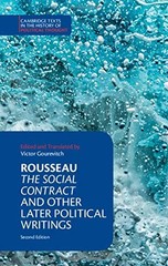 ROUSSEAU: THE SOCIAL CONTRACT AND OTHER LATER POLITICAL By Jean-jacques Rousseau