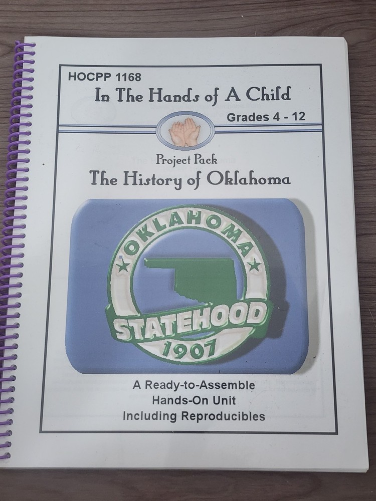 🕮 A8~In The Hands of a Child PROJECT PACK THE HISTORY OF OKLAHOMA Grades 4-12