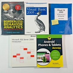 Vintage Tech Books Bundle Visual Basic 2005 C# SQL Android Analytics Lot