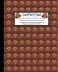 Composition: 100 pages college ruled 7.5 x 9.25 in by Screaming Monkey Notebooks