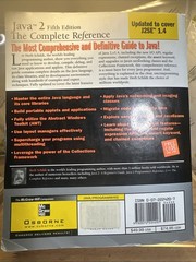The Complete Reference Java 2 Fifth Edition Osborne by Herbert Schildt