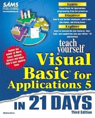 Sams Teach Yourself Visual Basic for Applications 5 in 21 Days, Third Editio…