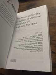 The American Society of Addiction Medicine/Handbook FREE SHIPPING – OFFER