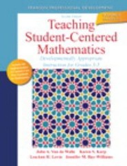Teaching Student-Centered Mathematics: Developm- Walle, 9780132824873, paperback