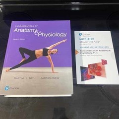 Fundamentals of Anatomy & – Hardcover, by Martini Frederic H.; – Acceptable