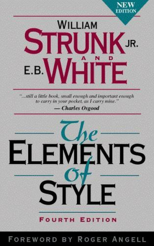 The Elements of Style, Fourth Edition – paperback, Jr, 020530902X, new