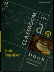 Adobe Pagemaker 6.5: Classroom in a Book by Adobe Creative Team, Good Book