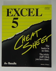 Excel 5 Cheat Sheet 1994 Shelley O’Hara Alpha Books 368 Page Book #011
