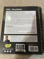 SQL QuickStart Guide Walter Shields Spiral Bound Database Programming Book
