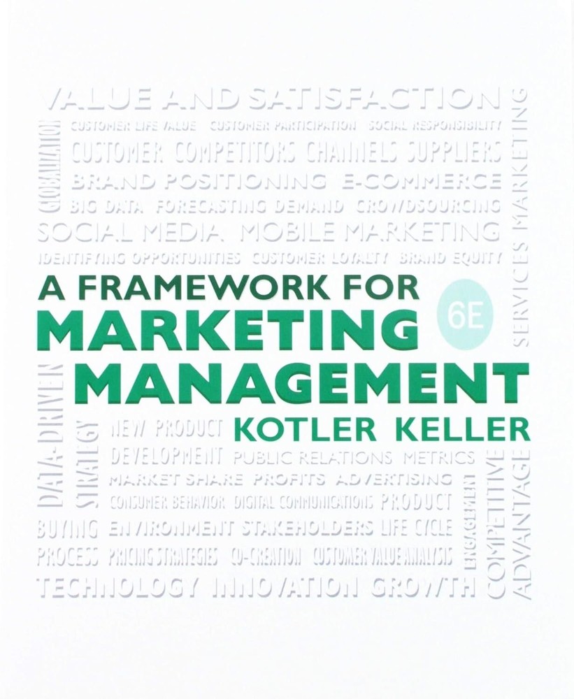 Framework for Marketing Management by Philip. Kotler and Kevin Keller 2015 ED