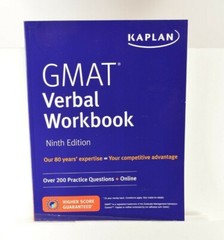 Kaplan Test Prep Ser.: GMAT Verbal Workbook : Over 200 Practice Questions +…