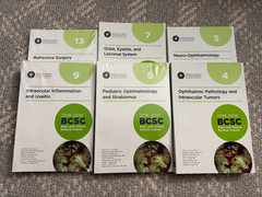 2018-2019 BCSC Basic & Clinical Science Course Books 4, 5, 6, 7, 9, and 13