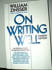 On Writing Well Hardcover William Zinsser