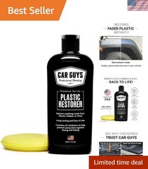 Long-Lasting Plastic Restorer Kit – 8 Oz with Foam Applicator, Safe & Easy