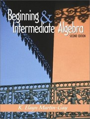 Beginning and Intermediate Algebra Hardcover K. Elayn Martin-Gay