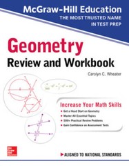 McGraw-Hill Education Geometry Review and Workbook – Paperback – GOOD